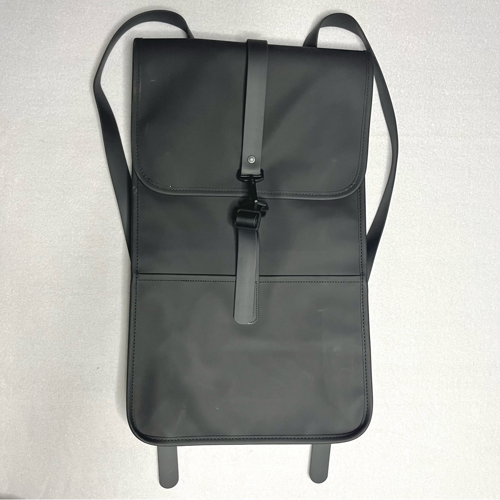 Rains Unisex Black Waterproof Backpack